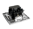 Розетка 1-местная STEKKER, PST16-9016-01, 250В, 2.1А с USB+ type C, серия Эрна, белый