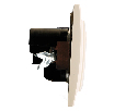 Розетка 1-местная с/з STEKKER, PST16-9016-02, 250В, 16А с USB+ type C, серия Эрна, слоновая кость