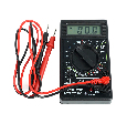 MTM DT830B Мультиметр цифровой, портативный,1999 отсчетов, батарея крона, ручная регулировка, черный, TM STEKKER
