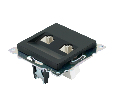 Розетка компьютерная 2-местная RJ-45 (механизм) ,STEKKER ,GLS00-7109-05, серия Катрин, черный