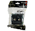 Розетка компьютерная 2-местная RJ-45 (механизм) ,STEKKER ,GLS00-7109-05, серия Катрин, черный