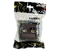 Розетка компьютерная 2-местная RJ-45 (механизм) STEKKER GLS00-7109-04, серия Катрин, шоколад