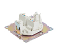 Розетка компьютерная 2-местная RJ-45 (механизм) STEKKER GLS00-7109-01 , серия Катрин, белый