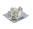 Розетка компьютерная 2-местная RJ-45 (механизм) STEKKER GLS00-7109-03 , серия Катрин, серебро