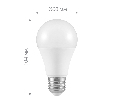 Лампа светодиодная диммируемая Feron LB-931 Шар E27 12W 230V 6400K