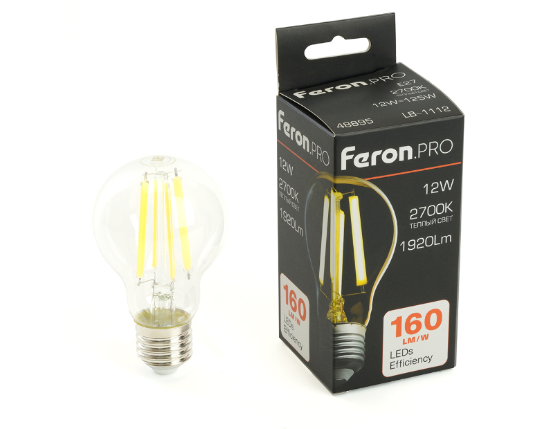 Лампа светодиодная Feron.PRO LB-1112 Шар E27 1920LM 12W 175-265V 2700K