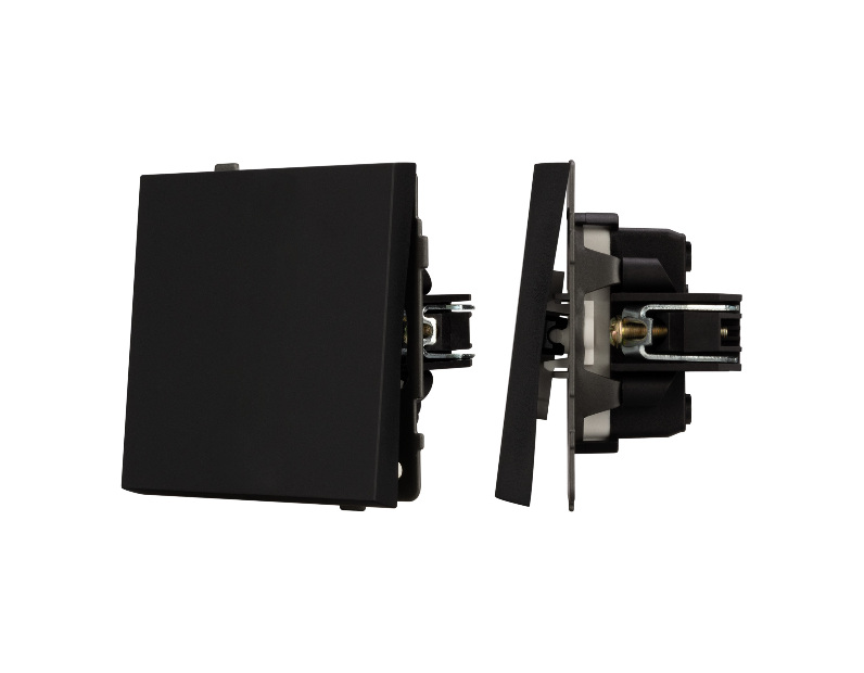 Механизм звонкового выключателя SWT-TENDO-MKR1-SFPL-BK (230V, 10A) (Arlight, -)