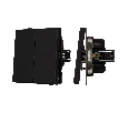 Механизм выключателя двухклавишный непроходной SWT-TENDO-MK02-SFPL-BK (230V, 10A) (Arlight, -)