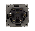 Механизм выключателя одноклавишный перекрёстный SWT-TENDO-MKX1-PL-BK (230V, 10A) (Arlight, -)