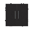 Механизм выключателя двухклавишный непроходной LED SWT-NOBE-MK02-SFPL-L-BK (230V, 10A) (Arlight, -)