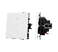 Механизм выключателя управления шторами SWT-NOBE-MKR2-SFPL-WH (230V, 10A) (Arlight, -)