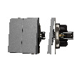 Механизм выключателя управления шторами SWT-TENDO-MKR2-PL-GR (230V, 10A) (Arlight, -)