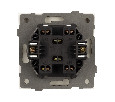 Механизм выключателя одноклавишный перекрёстный SWT-TENDO-MKX1-PL-WH (230V, 10A) (Arlight, -)