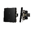 Механизм выключателя двухклавишный непроходной SWT-TENDO-MK02-PL-BK (230V, 10A) (Arlight, -)