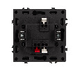 Механизм выключателя одноклавишный проходной SWT-NOBE-MKP1-SFPL-BK (230V, 10A) (Arlight, -)