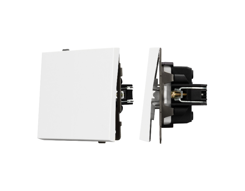 Механизм выключателя одноклавишный проходной SWT-TENDO-MKP1-PL-WH (230V, 10A) (Arlight, -)