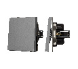 Механизм выключателя одноклавишный проходной SWT-TENDO-MKP1-PL-GR (230V, 10A) (Arlight, -)
