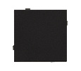 Механизм выключателя одноклавишный проходной SWT-TENDO-MKP1-SFPL-BK (230V, 10A) (Arlight, -)