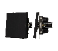 Механизм выключателя одноклавишный проходной SWT-TENDO-MKP1-SFPL-BK (230V, 10A) (Arlight, -)