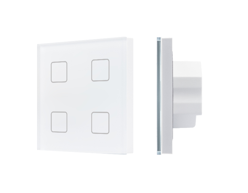 INTELLIGENT ARLIGHT Сенсорная панель DALI-301-11-IN White (BUS/24V, Backlight) (IARL, IP20 Пластик, 5 лет)