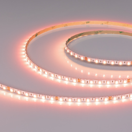 Лента RT-H96-5mm 24V RGBW-Day-4-in-1 (10 W/m, IP20, 5m) (Arlight, узкая) 058434