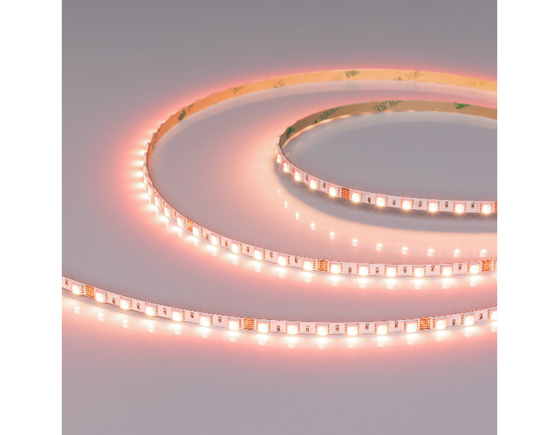 Лента RT-H96-5mm 24V RGBW-Day-4-in-1 (10 W/m, IP20, 5m) (Arlight, узкая)