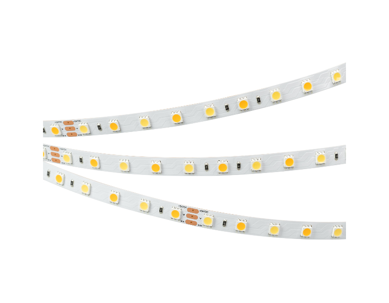 Лента RT-B60-10mm 24V White-MIX (14.4 W/m, IP20, 5m) (Arlight, Изменяемая ЦТ)