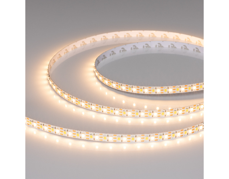 Лента UL-A168-8mm 24V White-MIX-CX2 (18 W/m, IP20, 5m) (Arlight, резка 2 светодиода)
