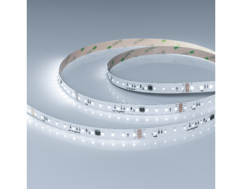 Лента DMX-A96-12mm 24V White6000-PX12 (14 W/m, IP20, 5m) (Arlight, CRI>90)