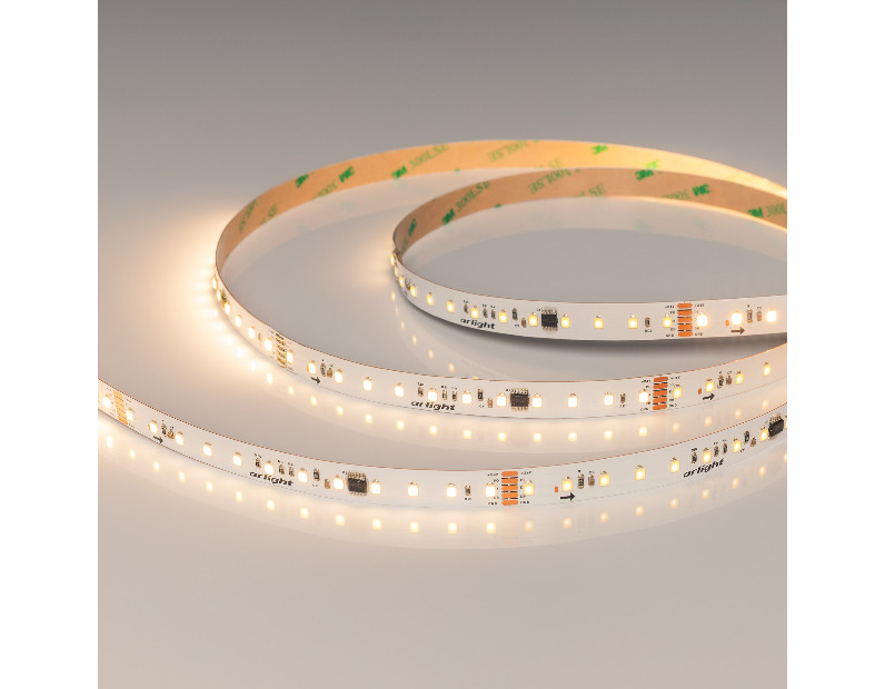 Лента DMX-A96-12mm 24V Warm2700-PX12 (14 W/m, IP20, 5m) (Arlight, CRI>90)