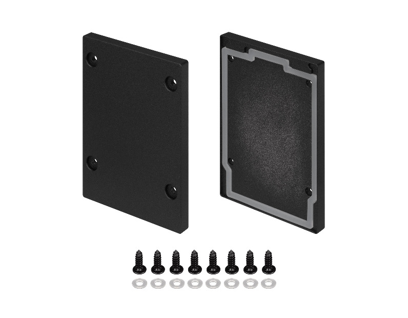 Заглушка IP-LINE-5475 BLACK глухая (Arlight, Металл)