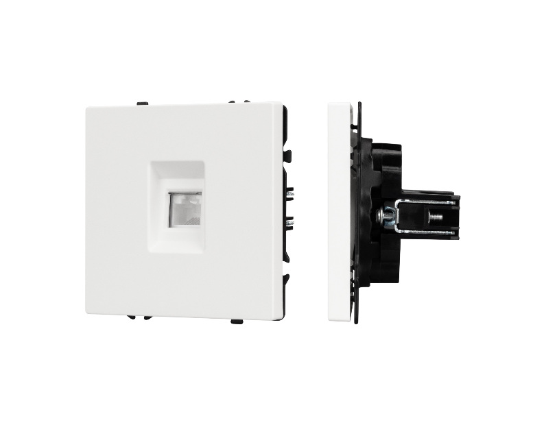 Механизм компьютерной розетки SCT-NOBE-MPC1-SFPL-WH (RJ-45, CAT6) (Arlight, -)