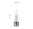 Лампа светодиодная Feron LB-980 Свеча E27 15W 175-265V 6400K