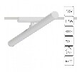 Светильник на штанге Arte Lamp Rapid A6165PL-1WH