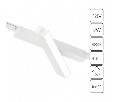 Накладной светильник Arte Lamp Rapid A6160PL-1WH