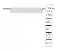 Накладной светильник Arte Lamp Rapid A6154PL-1WH