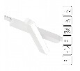 Светильник на штанге Arte Lamp Rapid A2960PL-1WH