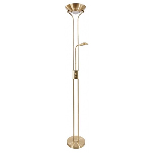 Торшер с подсветкой Arte Lamp Duetto A4329PN-2PB