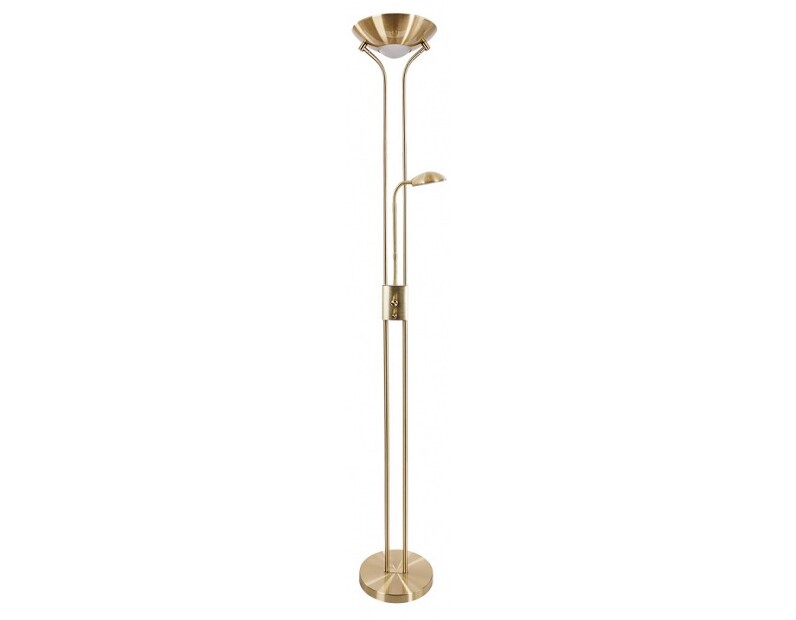 Торшер с подсветкой Arte Lamp Duetto A4329PN-2PB