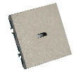 Розетка HDMI 2.0 Type A (механизм), STEKKER, серия Эмили, RST00-5118-09, антрацит, soft touch
