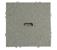 Розетка HDMI 2.0 Type A (механизм), STEKKER, серия Эмили, RST00-5118-09, антрацит, soft touch