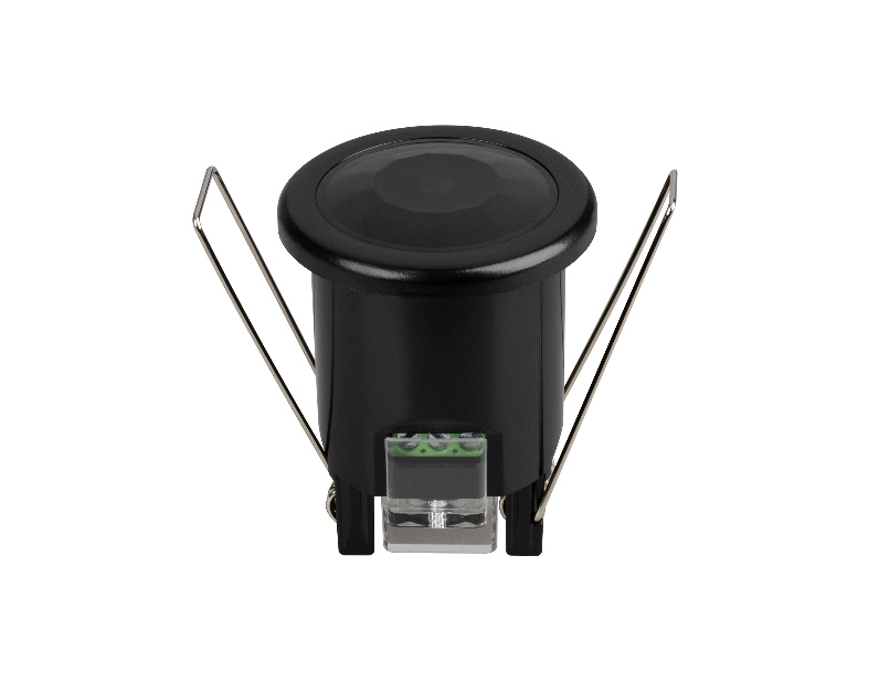 Датчик движения NAVE-PIR-BUILT-R50-400W-BK (230V, 1.7A, MINI, IP20) (Arlight, Пластик, 5 лет)