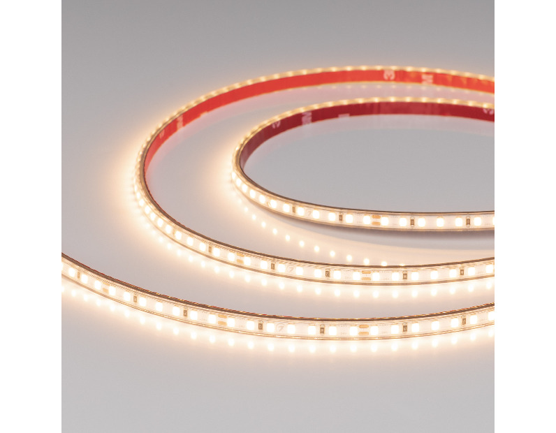 Лента герметичная RTW-PS-A140-7mm 24V Warm3000 (10 W/m, IP67, 5m) (Arlight, CRI>90)
