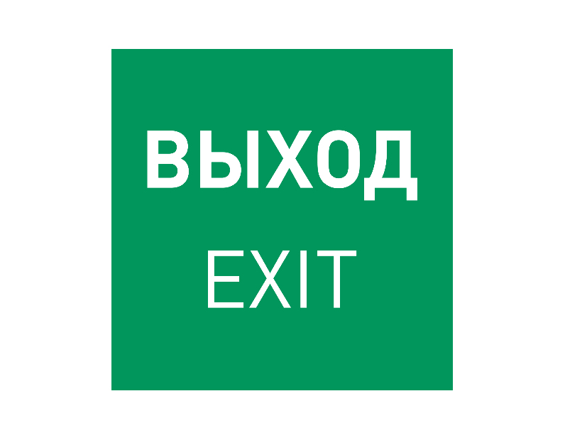 Пиктограмма EMGP-MARK-EXIT (Выход) (Arlight, Пластик)