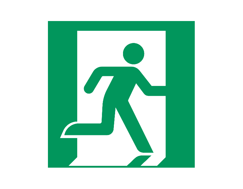 Пиктограмма EMGP-MARK-M-RIGHT (Человек, движение вправо) (Arlight, Пластик)