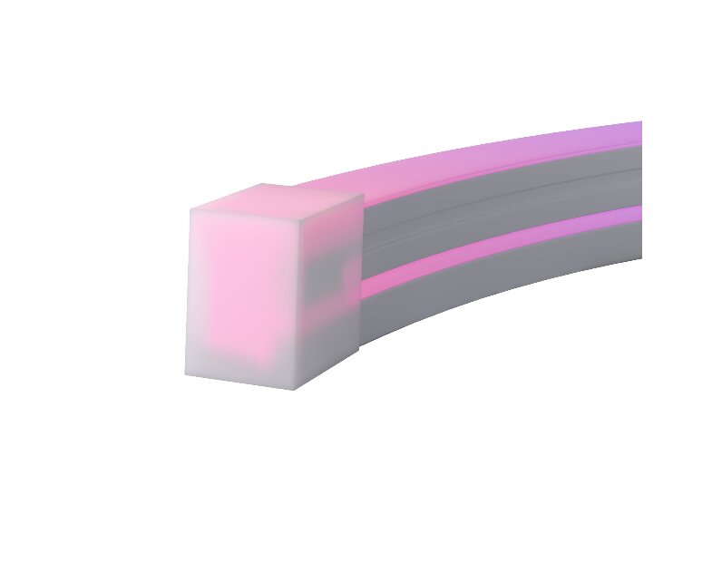 Светодиодный гибкий неон Technical Изгиб поперек оптической оси 432052