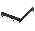 Накладной светильник Denkirs SMART LINEAR Zigbee DK8314-BK