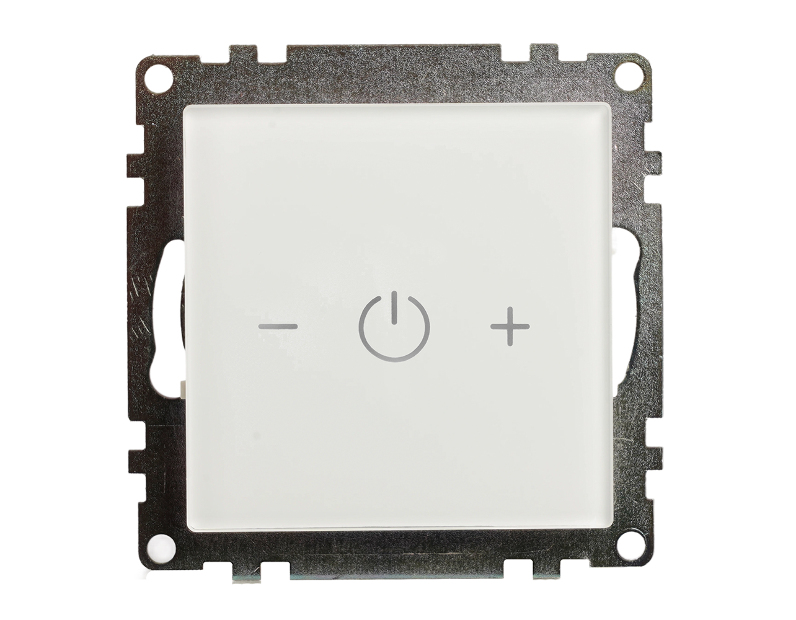 Выключатель диммирующий сенсорный (механизм) 250В, 150W, серия Катрин, белый