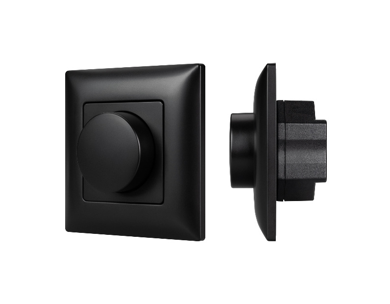 INTELLIGENT ARLIGHT Роторная панель SMART-TRIAC-601-32-DIM-IN Black (230V, 1.5A, 2.4G) (IARL, IP20 Пластик, 5 лет)