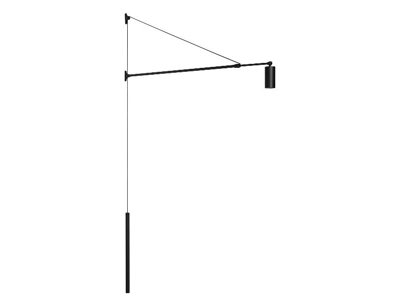 Светильник SP-KANEL-WALL-6W Warm3000 (BK, 36 deg, 230V, TELESCOPIC) (Arlight, IP20 Металл, 5 лет)